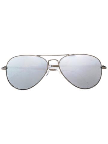 Christian Koban Aviator Frame Sunglasses - Metallic
