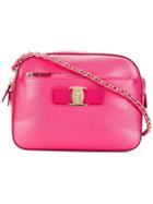 Salvatore Ferragamo 'lydia' Camera Crossbody Bag - Pink & Purple