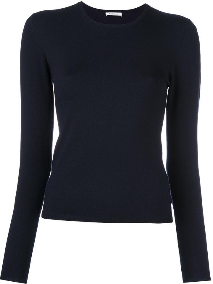 P.a.r.o.s.h. 'linsey' Pullover, Women's, Size: Xs, Black, Spandex/elastane/wool