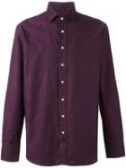 Etro Floral Print Shirt, Men's, Size: 43, Pink/purple, Cotton