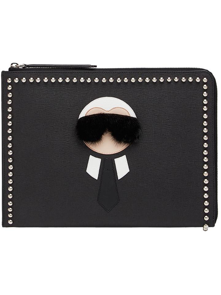 Fendi Karlito Coin Purse - Black