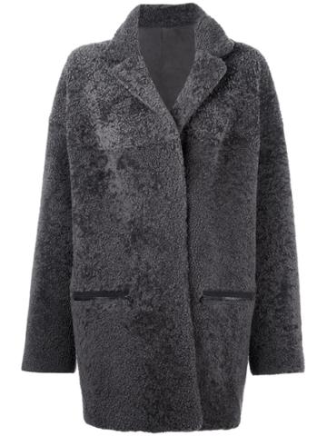 32 Paradis Sprung Frères 'atlantide' Coat - Grey