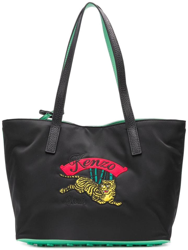 Kenzo Jumping Tiger Small Tote Bag - Black