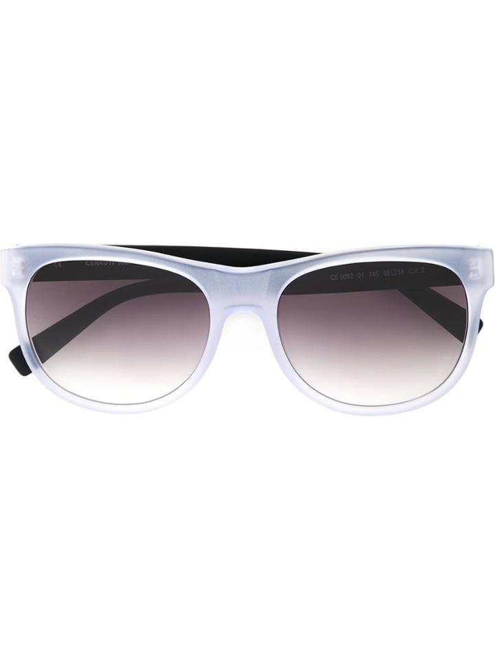Cerruti 1881 Round Frame Sunglasses - White