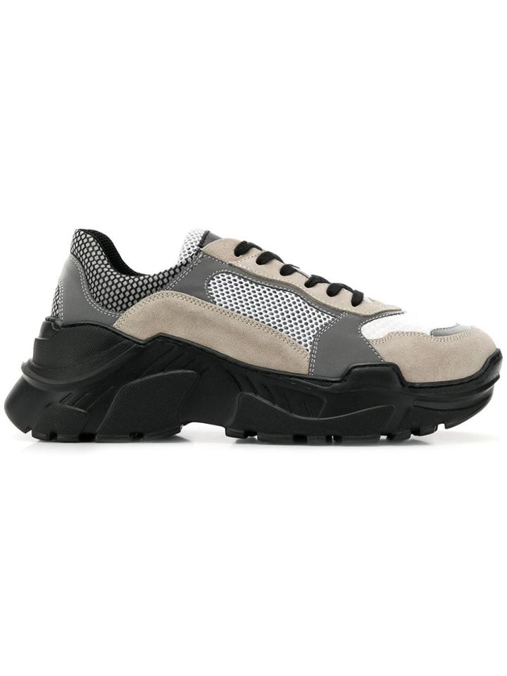 Balmain Jace-tech Low-top Sneakers - Grey