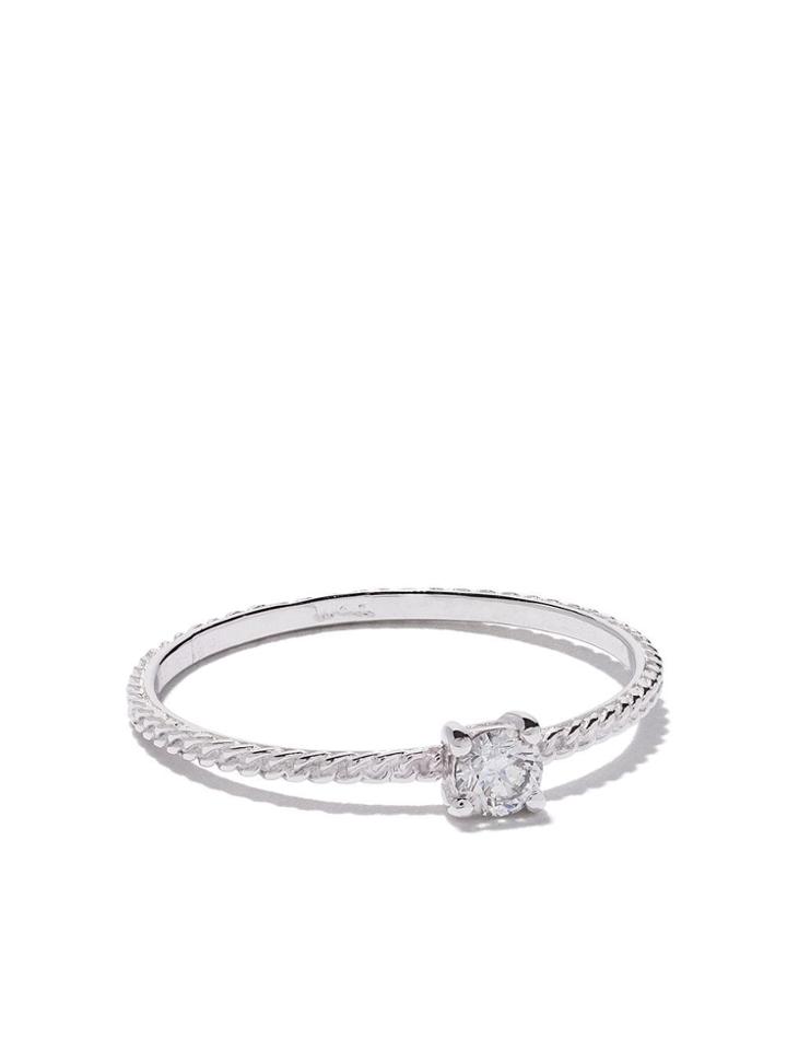Wouters & Hendrix Gold 18kt Gold Diamond Uzerai Exclusive Ring - White