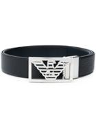 Emporio Armani Slide Logo Belt - Blue