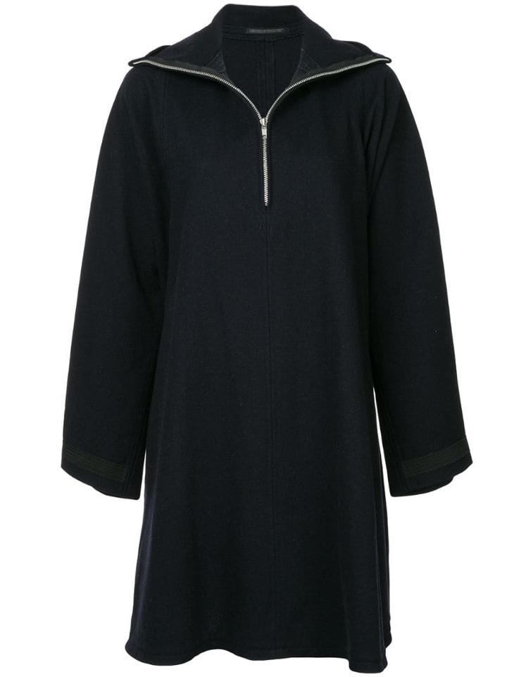 Yohji Yamamoto Pre-owned High Collar Dress - Blue