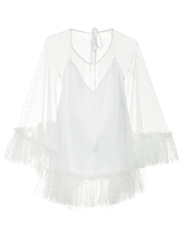 Romance Was Born Milky Way Blouse - White