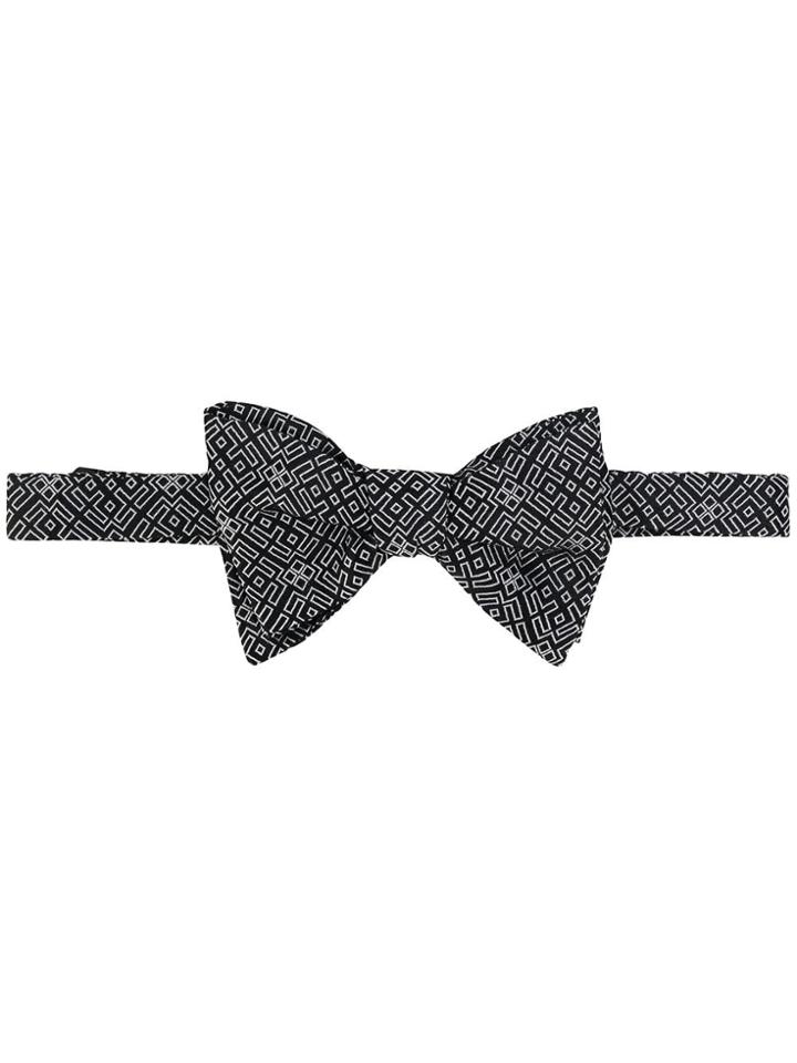 Neil Barrett Geometric Bow Tie - Black