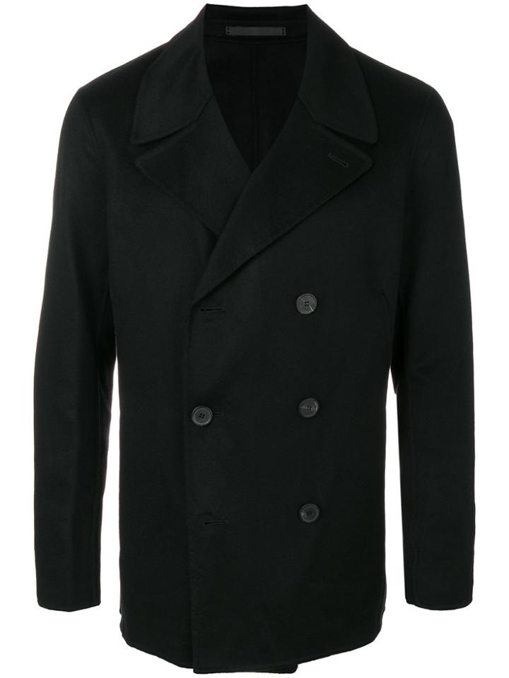 Theory Double-faced Cashmere Peacoat - Black