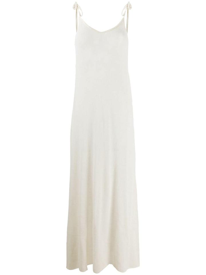 Alanui Soft Knit Maxi Dress - White
