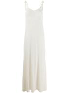 Alanui Soft Knit Maxi Dress - White