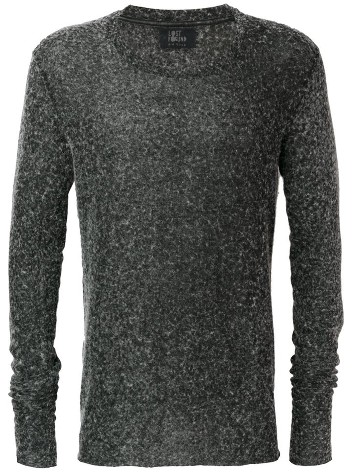 Lost & Found Ria Dunn Broken Seam Jumper - Black