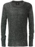 Lost & Found Ria Dunn Broken Seam Jumper - Black