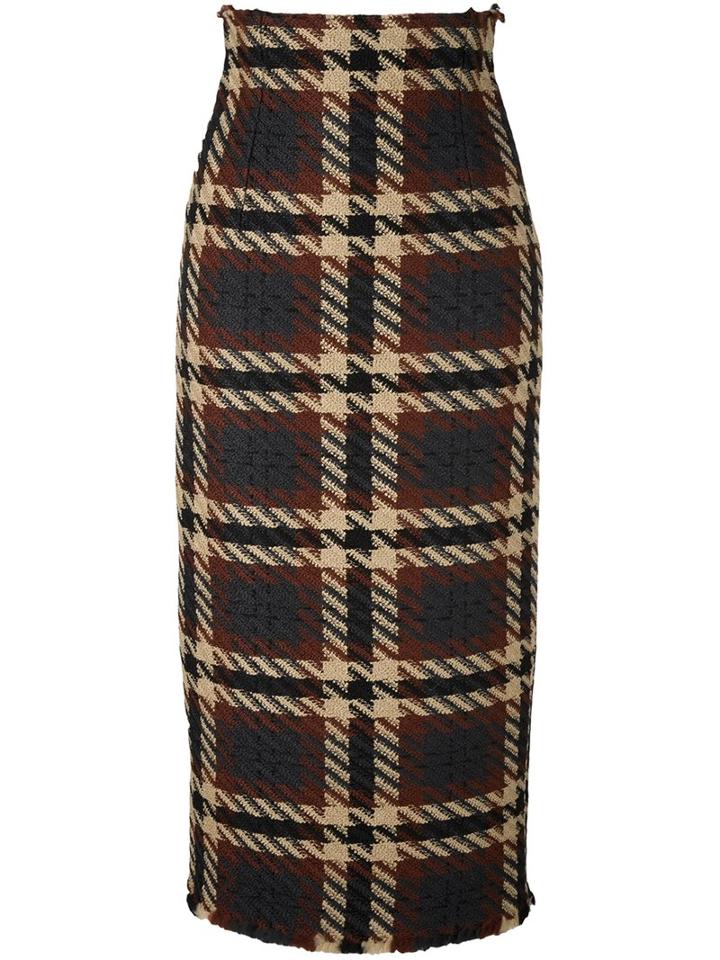 Erika Cavallini Checked Skirt