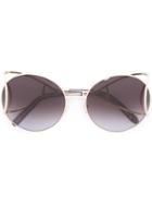 Chloe Eyewear - Jackson Sunglasses - Women - Acetate/metal (other) - One Size, Grey, Acetate/metal (other)