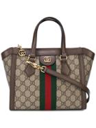 Gucci Ophidia Small Gg Tote Bag - Brown