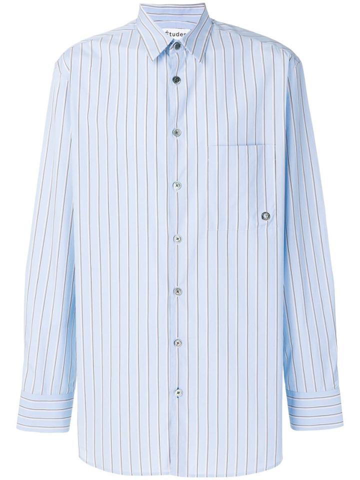 Études Striped Shirt - Blue