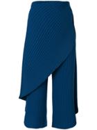 Issey Miyake Cropped Trousers - Blue