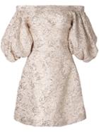 Bambah Puff Sleeve Mini Dress - White