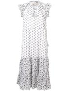 Ulla Johnson Floral Print Long Dress - White