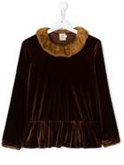 Caffe' D'orzo Elma Velvet Jumper - Brown