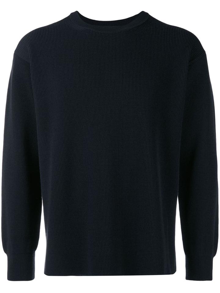 Batoner Ribbed Jumper - Blue