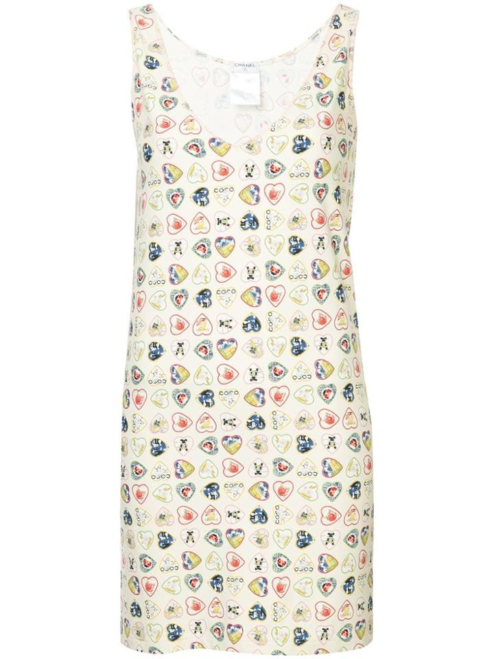 Chanel Vintage Sleeveless Swimwear Swimsuit - Multicolour