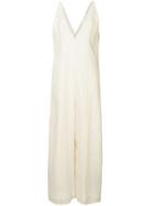 The Upside Sleeveless V-neck Jumpsuit - Neutrals