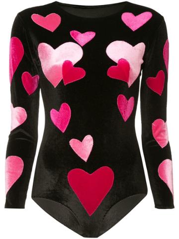 Alexia Hentsch Stretch Love Heart Top - Black