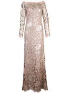 Tadashi Shoji Off The Shoulder Lace Dress - Pink