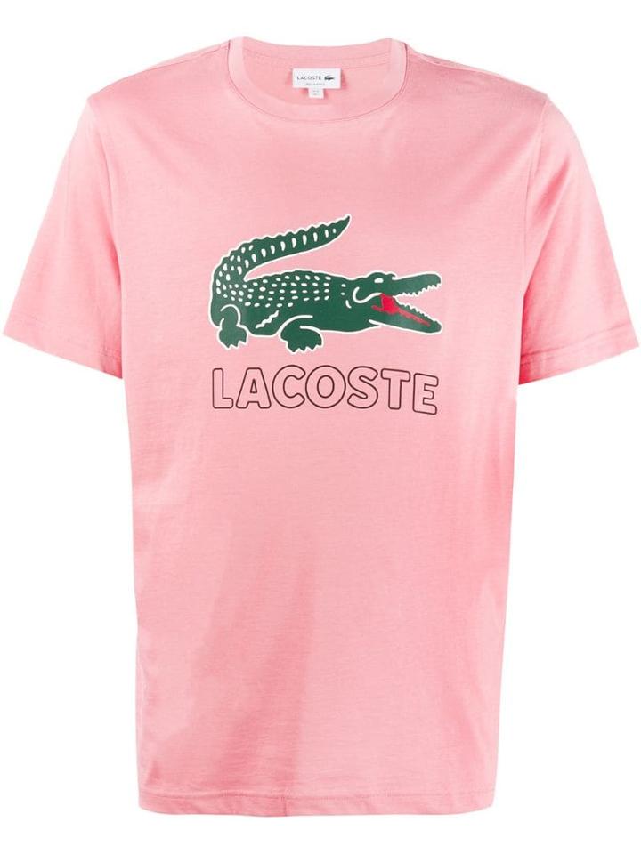 Lacoste Printed T-shirt - Pink