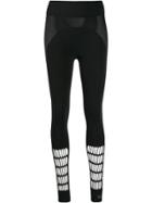 Adidas By Stella Mcmartney Warp Knit Leggings - Black