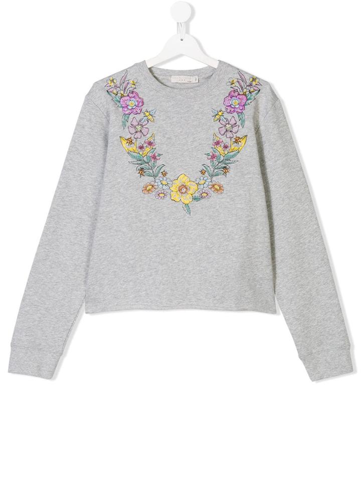 Stella Mccartney Kids Teen Embellished T-shirt - Grey