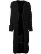 Yohji Yamamoto Vintage Knitted Long Coat - Black