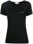 Maison Labiche - 'amour' Embroidered T-shirt - Women - Viscose - S, Women's, Blue, Viscose