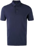 Zanone - Short Sleeve Polo Shirt - Men - Cotton - Xxl, Blue, Cotton