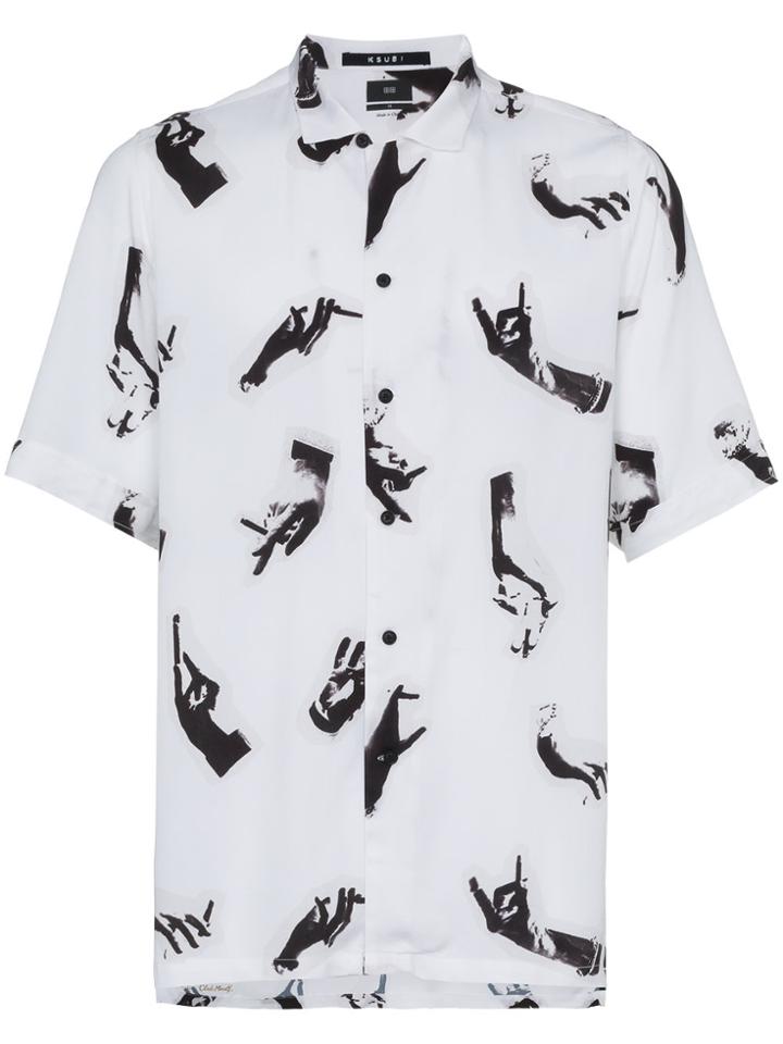 Ksubi Durry Hands Resort Shirt - White
