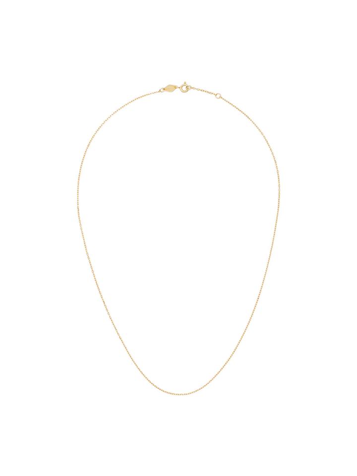 Anni Lui Metallic Gold Cross Chain 45 Necklace