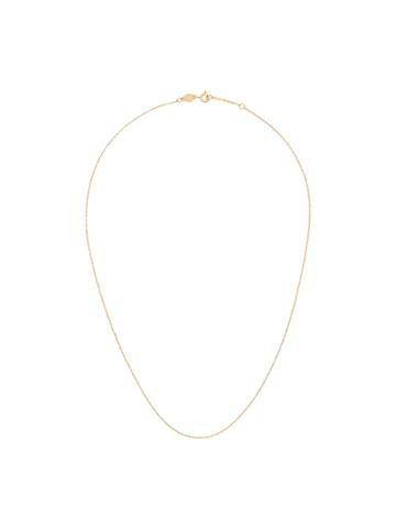 Anni Lui Metallic Gold Cross Chain 45 Necklace