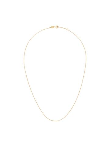 Anni Lui Metallic Gold Cross Chain 45 Necklace