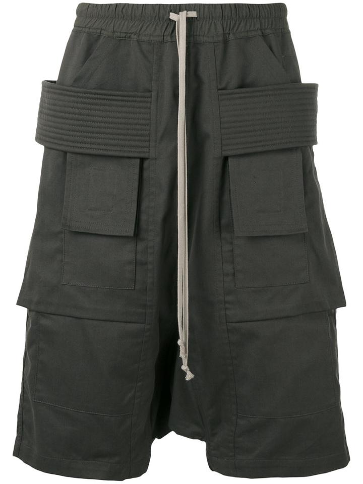 Rick Owens Drkshdw - Cargo Shorts - Men - Cotton - M, Grey, Cotton