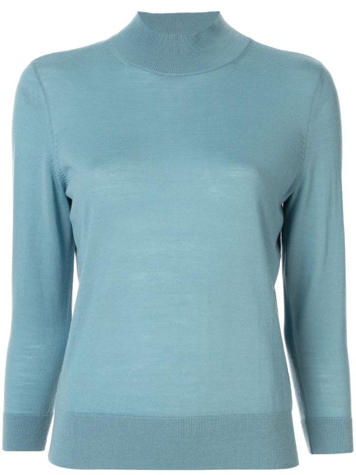 Anteprima 3/4 Sleeve Jumper - Blue