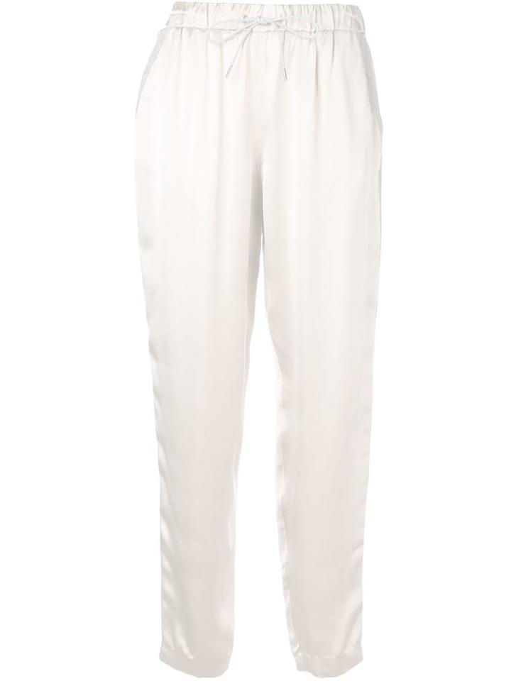 Fabiana Filippi Drawstring Satin Trousers - Neutrals