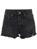 Ksubi Distressed Shorts - Black