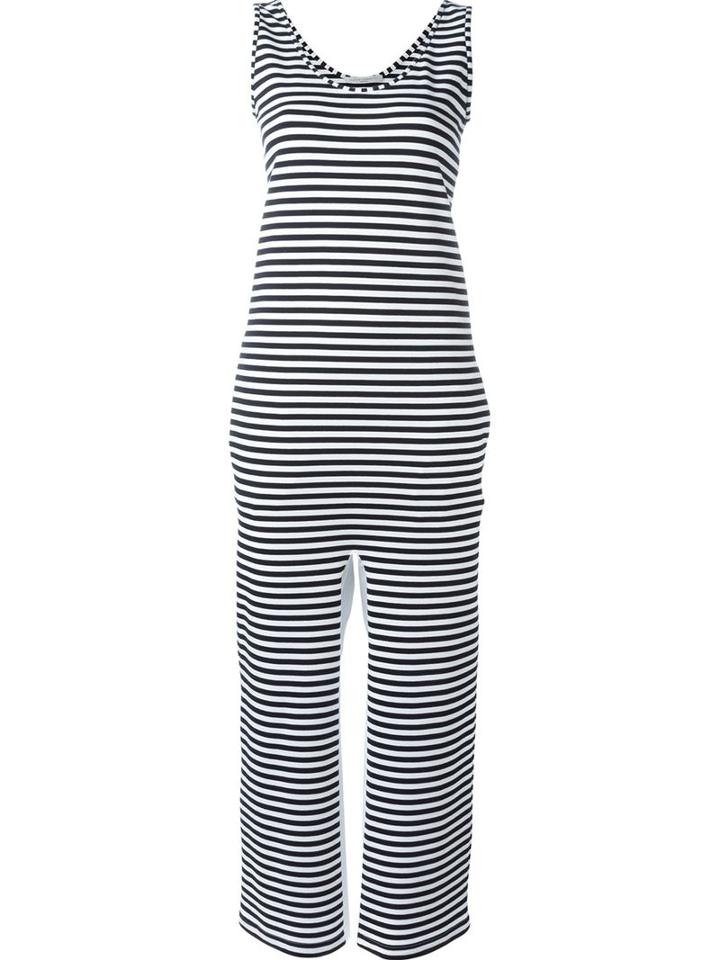 Lucio Vanotti Striped Contrast Seam Jumpsuit