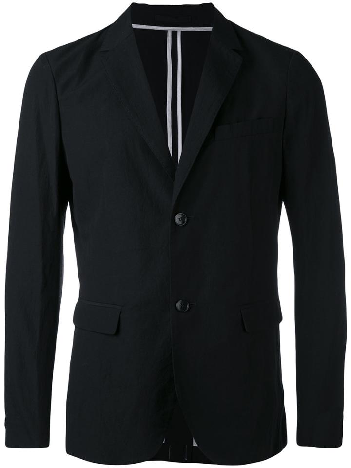 Paolo Pecora - Classic Blazer - Men - Cotton/spandex/elastane - 48, Black, Cotton/spandex/elastane