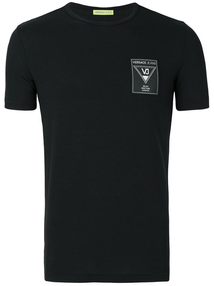Versace Jeans Logo Patch T-shirt - Black