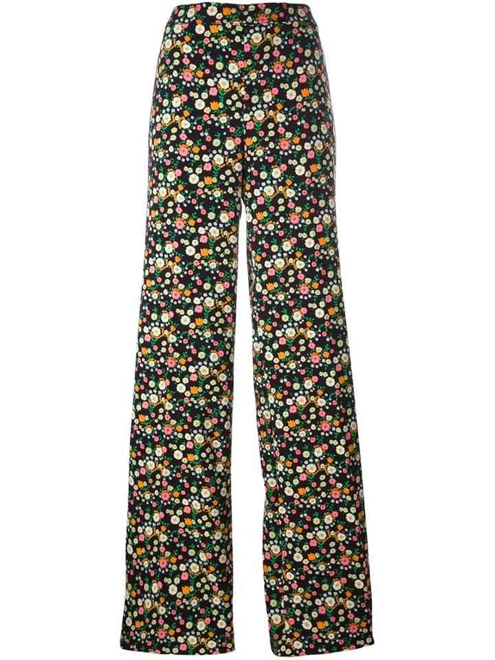 Tory Burch 'vilette' Trousers, Women's, Size: 2, Black, Polyester/triacetate
